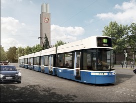 Visualisierung des Tramprojekts in Zürich-Affoltern