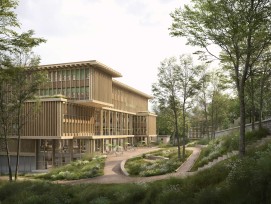 Siegerprojekt Neubau HSG Campus Platztor Zumiki Hang