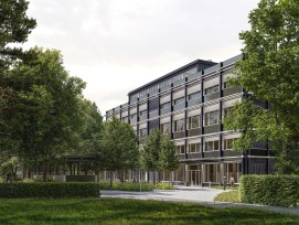 Visualisierung des Ersatzneubaus für das Bezirksgericht Hinwil
