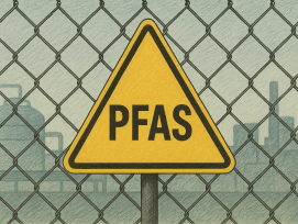 PFAS-Warnschild