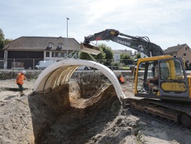 Ausgrabung Zuercherstrasse in Windisch AG