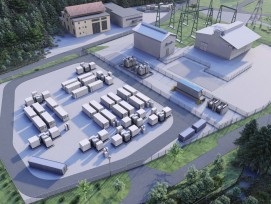 Visualisierung der Grossbatteriespeicher in Gurtnellen