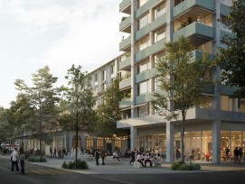 Visualisierung Überbauung Bahnhofstrasse Süd, Sursee
