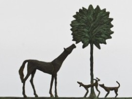 Konsole «La Promenade des Amis» von Diego Giacometti, um 1976.