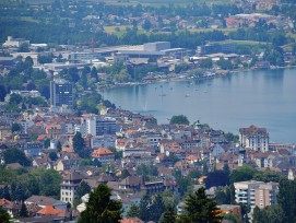 Luftbild der Gemeinde Rorschach