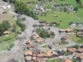 Murgang oberhalb Brienz
