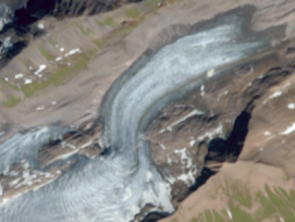 Gries Gletscher (Fotomontage)