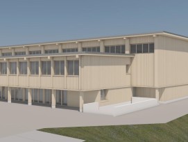 Variante M für die Sanierung der Dossenhalle in Kerns