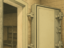 Bunkertüre (Illustration)