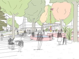 Umgestaltung von Kreuzplatz in Stadt Biel