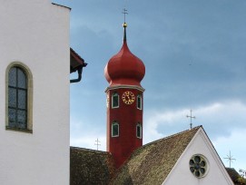 Glockenturm der Klosterkirche in Wettingen