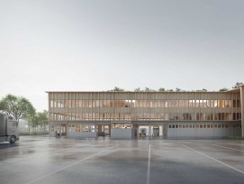 Visualisierung des geplanten Interventionszentrums in St. Margrethen SG