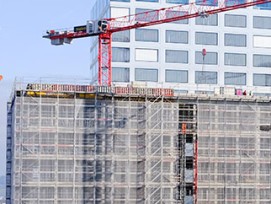 Baustelle, Laborgebäude für Biomedizin der Universität Basel