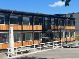 Betreuungspavillon der Schulanlage Herti in Zug