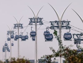 Die längste Seilbahn Europas im Süden von Paris