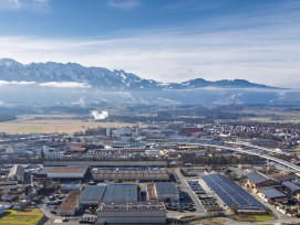 Luftbild des Entwicklungsschwerpunkts Thun Nord