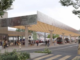 Neues Bushofdach in Schwyz