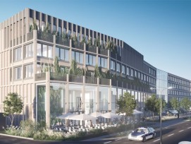 Visualisierung Neubau Polizeipräsidium Münster