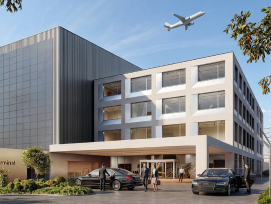 Visualisierung zum General Aviation Terminal am Flughafen Zürich