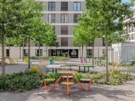 Gestaltung der Velopa auf KWC-Areal in Unterkulm