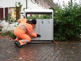 Recyclingstation in Zofingen
