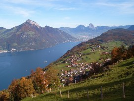 Blick auf die Gemeinde Emmetten