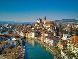 Blick auf die Stadt Thun