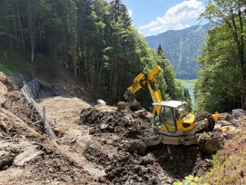 Schutzbauten für Siedlung Ruostel in Euthal SZ