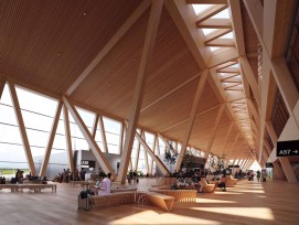 Visualisierung vom Neubau Dock A am Flughafen Zürich