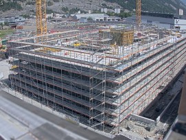 Webcam zur Baustelle des Fachhochschulzentrums Graubünden