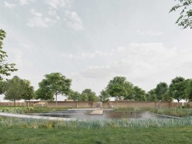 Visualisierung zum Naturbad St. Margarethen