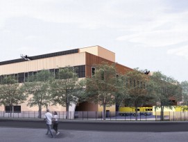 Visualisierung des neuen Post-Paketzentrums in Frauenfeld