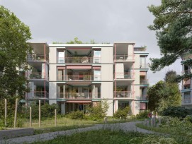 Visualisierung Wohnüberbauung Sälistrasse in Olten