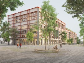 Visualisierung Neubau Kantonsschule Rotkreuz