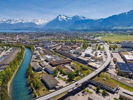 Blick auf Thun Nord