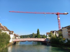 Sanierung der alten Reussbrücke in Mellingen AG