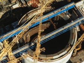 Baustelle des AKW Leibstadt