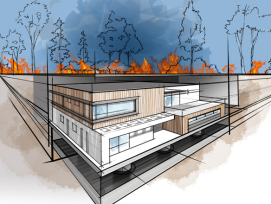 Visualisierung Haus-Bunker HiberTec Homes
