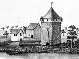 Hardturm um 1673 (Zeichnung)