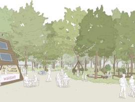 Visualisierung Grabenhof-Park in Kriens
