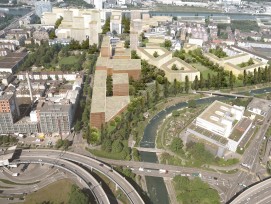 Visualisierung Projekt Klybeck Plus in Basel