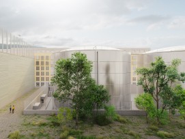 Visualisierung des EWB-Energiespeichers in Ausserholligen