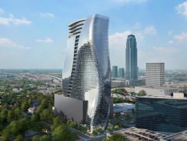 Visualisierung Büroturm O27 in Houston