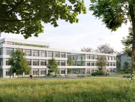 Visualisierung des Neubaus der Spitäler Schaffhausen