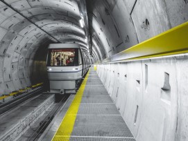 Tunnel der Skymetro.
