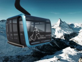 Die Kabinen verfügen über 28 Plätze sind und mit "vom Automobilbau insirierten Sitzen" ausgestattet. (Zermatt Bergbahnen AG)