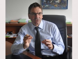 Martin A. Senn, Vizedirektor des Schweizerischen Baumeisterverbands, im Gespräch mit bauwelt.ch. (SBV)