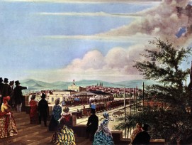 Der 1845 eröffnete französische Bahnhof von Basel (gemeinfrei)