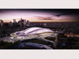 Zaha Hadids Vision für Olympia 2020 (Visualisierung pd)
