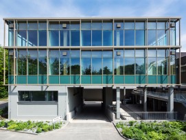 Das HoNR besteht aus Glas und vor allem aus Holz und...  (ETH Zürich/Marco Carocari)